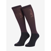 Calzini da concorso LeMieux Sparkle Prugna