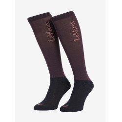 Calzini da concorso LeMieux Sparkle Prugna