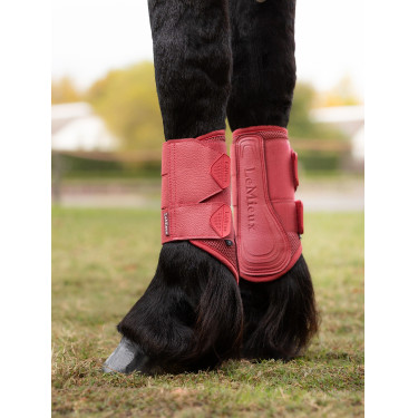 Stinchiere morbide LeMieux mesh Arika Mirtillo rosso Rosa