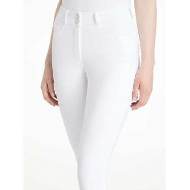 Pantaloni LeMieux grip ginocchia Isabelle donna Bianco Pantaloni LeMieux grip ginocchia Isabelle donna Bianco