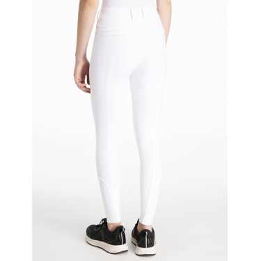 Pantaloni LeMieux grip alle ginocchia Izzy Young Rider Bianco