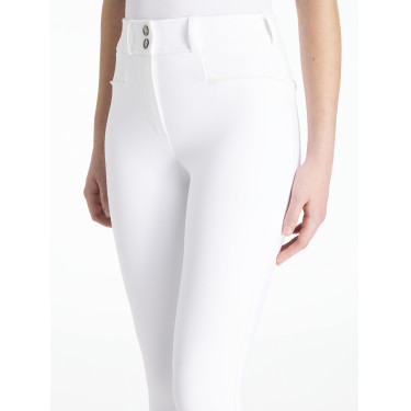 Pantaloni LeMieux grip alle ginocchia Izzy Young Rider Bianco