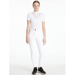 Pantaloni LeMieux grip alle ginocchia Izzy Young Rider Bianco