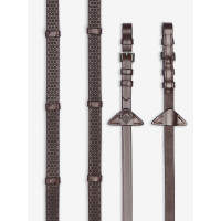 Redini in gomma morbida con fermagli LeMieux Havana / argento Marrone