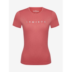 T-shirt sportivo LeMieux Mirtillo rosso Rosa