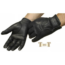 Guanti in pelle scamosciata T de T Guanti in pelle scamosciata T de T