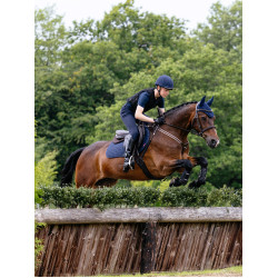 Tappetino LeMieux competition close contact square - cotone Blu navy