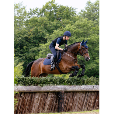 Tappetino LeMieux competition close contact square - cotone Blu navy