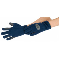Guanti in pile riding T de T Blu navy Guanti in pile riding T de T Blu navy