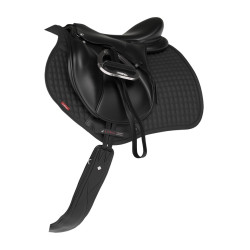 Tappetino LeMieux Reflective Suede Close Contact Square Nero