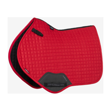 Tappetino LeMieux Reflective Suede Close Contact Square Peperoncino Rosso