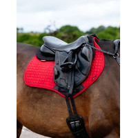 Tappetino LeMieux Reflective Suede Close Contact Square Blu navy