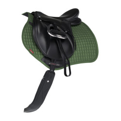 Tappetino LeMieux Reflective Suede Close Contact Square Verde hunter Tappetino LeMieux Reflective Suede Close Contact Square Verde hunter