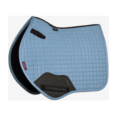 Tappetino LeMieux Reflective Suede Close Contact Square Blu ghiaccio