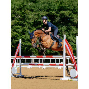 Tappetino LeMieux Reflective Suede Close Contact Square Marina Blu marino