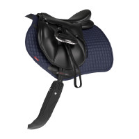 Tappetino LeMieux Reflective Suede Close Contact Square Marina Blu marino