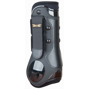 Stinchiere guscio e cuoio T de T Nero Stinchiere guscio e cuoio T de T Nero