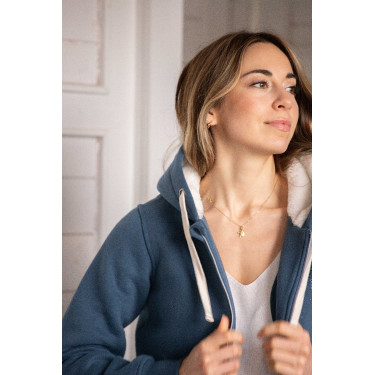 Felpa Pénélope Tressy Denim Blu