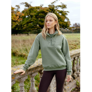 Maglione LeMieux con collo a quarto zip Keira donna Maglione LeMieux con collo a quarto zip Keira donna
