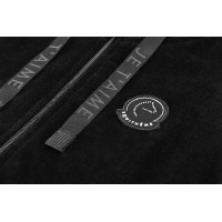 Pile in velluto Je t’aime Equithème Coline donna Nero Pile in velluto Je t’aime Equithème Coline donna Nero