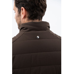 Gilet senza maniche Boston Harcour uomo Cacao Marrone