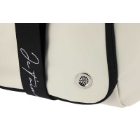 Borsa da weekend Je t'aime Equithème Ecrù Bianco