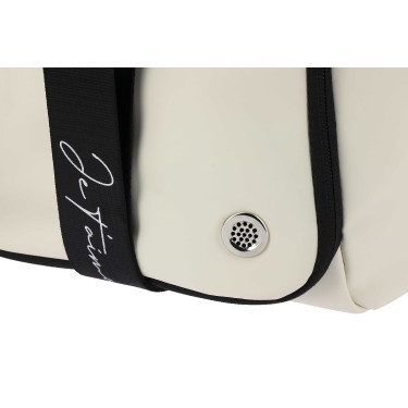 Borsa da weekend Je t'aime Equithème Ecrù Bianco