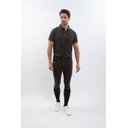 Pantaloni da equitazione Harcour Barmino uomo Cacao Marrone Pantaloni da equitazione Harcour Barmino uomo Cacao Marrone