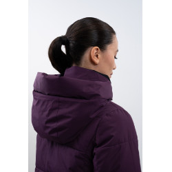 Parka corta Harcour Adele Nero / viola scuro