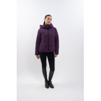 Parka corta Harcour Adele Nero / viola scuro
