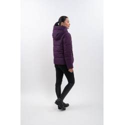 Parka corta Harcour Adele Nero / viola scuro