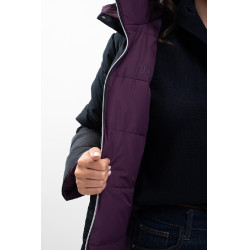 Parka corta Harcour Adele Nero / viola scuro