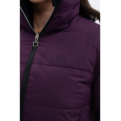 Parka corta Harcour Adele Nero / viola scuro