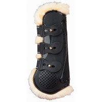 Ghette Proteck' Compet fodera in montone T de T Nero / naturale