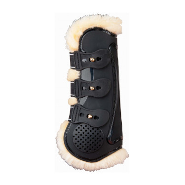 Ghette Proteck' Compet fodera in montone T de T Nero / naturale