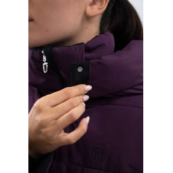 Parka corta Harcour Adele Nero / viola scuro