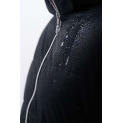 Parka corta Harcour Adele Nero / viola scuro