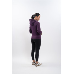 Felpa tecnica con zip Harcour Ava Fico Viola