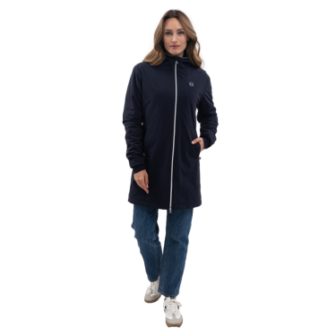 Cappotto lungo Harcour Abby Marina Blu marino