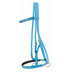 Briglia cavezza Biotack® T de T Azzurro chiaro Blu