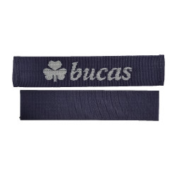 Attacco per copricollo Bucas su coperta Marino / argento Blu