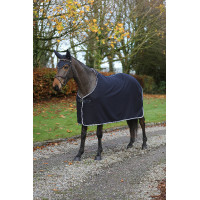 Coperta Bucas in lana Smeraldo Marina Blu marino