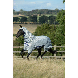 Coperta Bucas Sweet-Itch X light B/N Argento