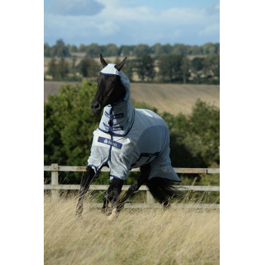 Coperta Bucas Sweet-Itch X light B/N Argento