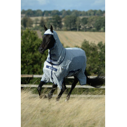 Coperta Bucas Sweet-Itch X light B/N Argento