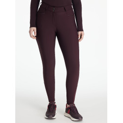Pantaloni LeMieux grip ginocchia Isabelle donna Prugna Viola