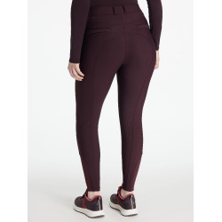 Pantaloni LeMieux grip ginocchia Isabelle donna Prugna Viola