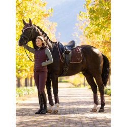 Pantaloni LeMieux grip ginocchia Isabelle donna Prugna Viola