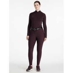 Pantaloni LeMieux grip ginocchia Isabelle donna Prugna Viola