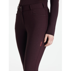 Pantaloni LeMieux grip ginocchia Isabelle donna Prugna Viola